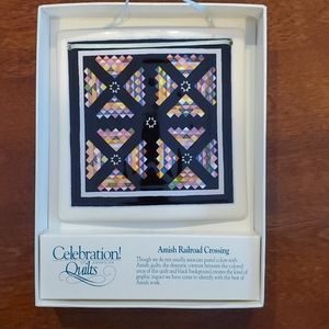 Decorative quilt wall plaque
